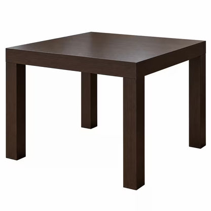 IKEA LACK Modern Square Side Tables (2-Pack), Black-Brown, 55x55 cm (21 5/8 x21 5/8 "), Lightweight Wooden-Look End Tables, Minimalist Sofa Side & Bedside Accent Tables with Easy Assembly for Living Room, Bedroom & Small Spaces