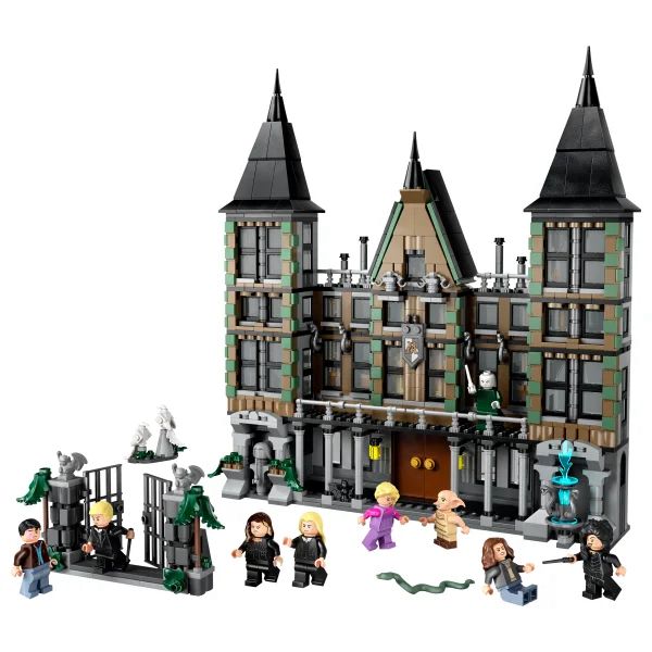LEGO Harry Potter Malfoy Manor Toy Building Set With 9 Minifigures