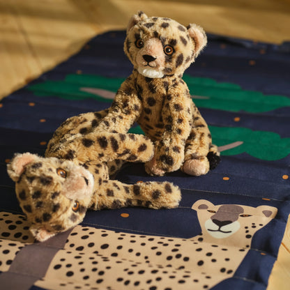 IKEA SANDLÖPARE Soft toy, cheetah cub/beige, 24 cm (9 ½ ")