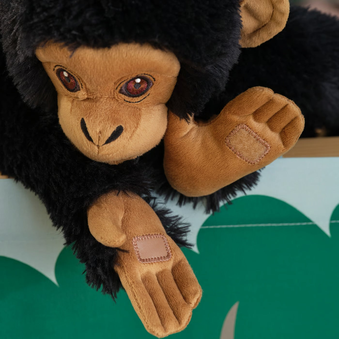 IKEA SANDLÖPARE Soft toy, chimpanzee/black, 32 cm (12 ½ ")