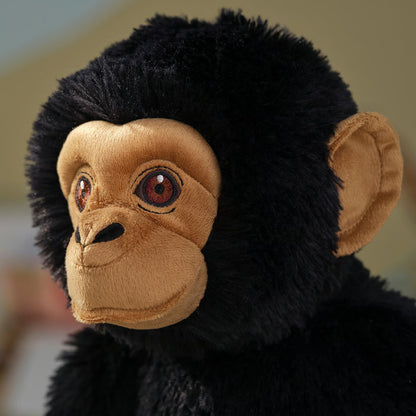IKEA SANDLÖPARE Soft toy, chimpanzee/black, 32 cm (12 ½ ")