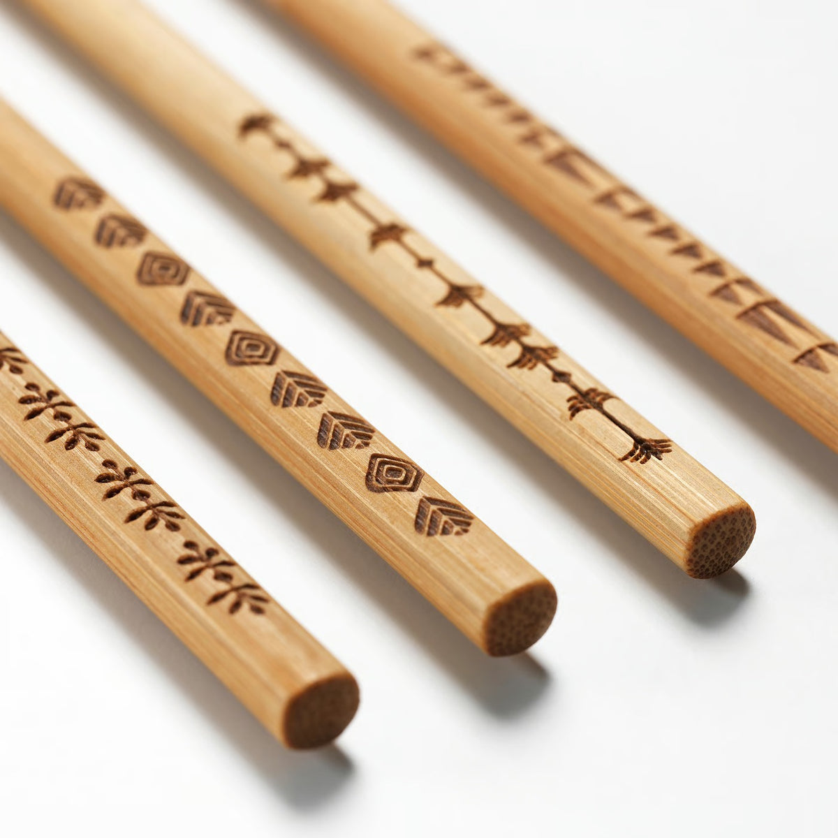 IKEA TREBENT Bamboo Chopsticks, 8 Pairs (16 Pieces), Natural Reusable Wooden Chopsticks, Lightweight Asian Dining Utensils for Sushi, Noodles, Rice, Ramen & Everyday Meals