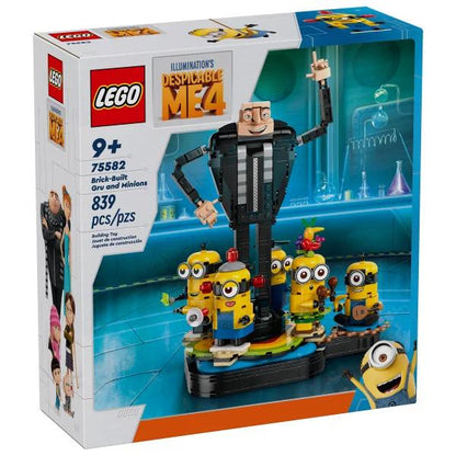 LEGO Despicable Me 4 Brick-Built Gru and Minions