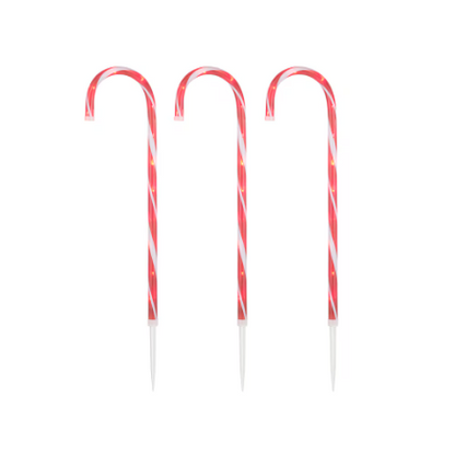 28in LED Twinkling Candy Canes - 6 Pack