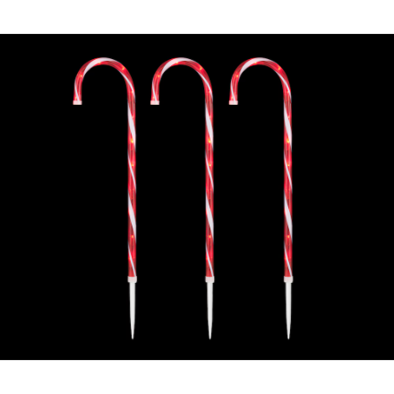 28in LED Twinkling Candy Canes - 6 Pack