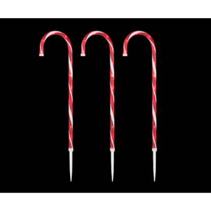 28in LED Twinkling Candy Canes - 6 Pack
