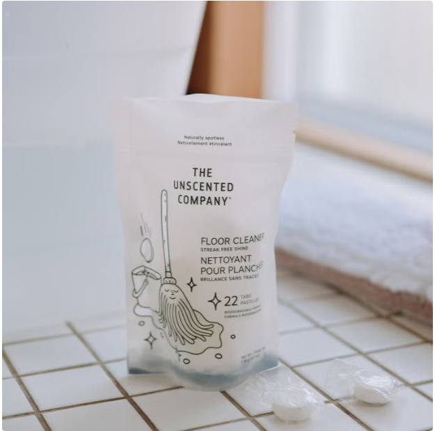 The Unscented Company Toilet Bowl Cleaner Tabs, 6 Packs × 22 Tabs