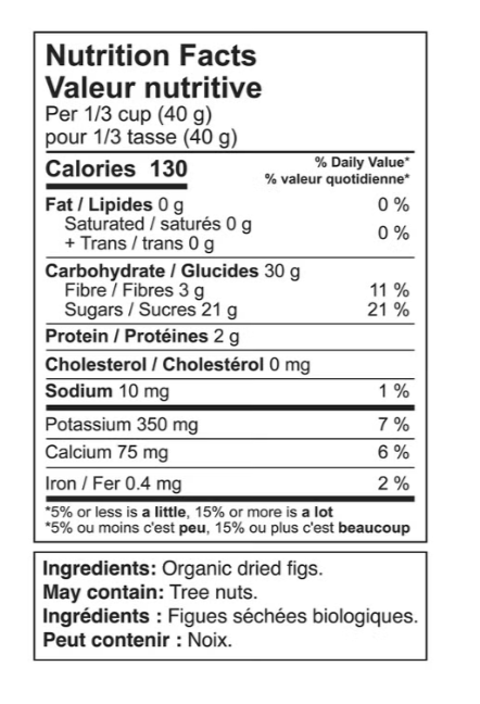 Happy Village Organic Sun-Dried Figs, 1.36 kg (3 lb), No Added Sugar, Gluten-Free, Non-GMO, Kosher, Natural Dried Fruit Snack
