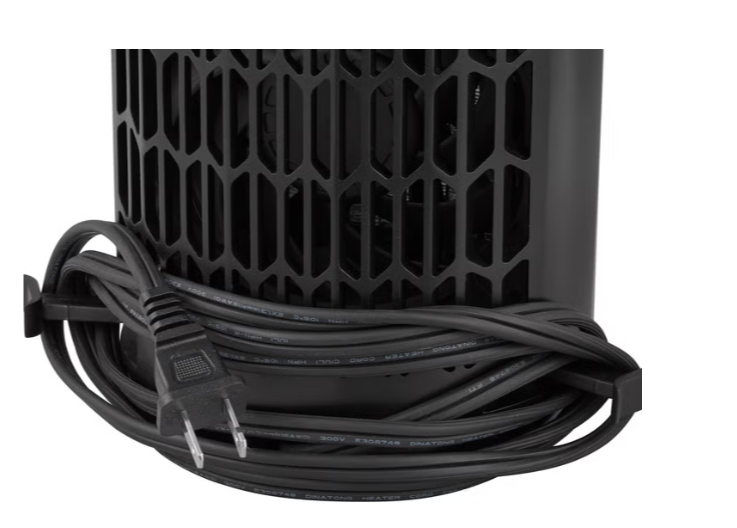 OmniHeat 1500W Digital Ceramic Space Heater, Portable Electric Personal Heater with Adjustable Thermostat, 4 Heat Modes, 12H Timer & Touch Controls, Black