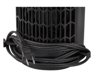 OmniHeat 1500W Digital Ceramic Space Heater, Portable Electric Personal Heater with Adjustable Thermostat, 4 Heat Modes, 12H Timer & Touch Controls, Black