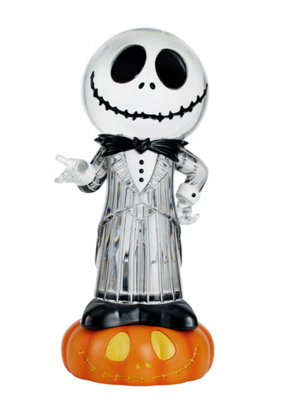 Disney Halloween Spinning Lantern with LED Lights, Swirling Glitter Effect, Light-Up Halloween Decoration