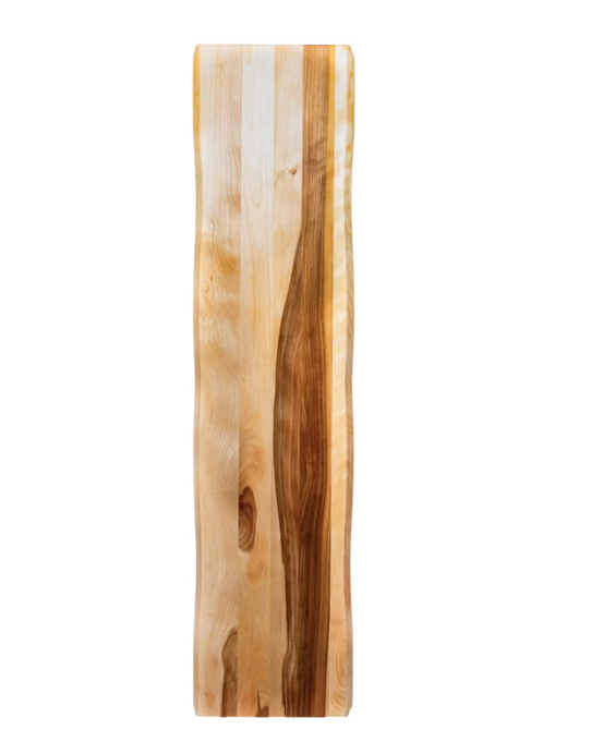 WoodForChef Extra Long Birch Wood Charcuterie Board, 88.9 × 21.59 × 2 cm (35 × 8.5 × 0.75 in), Rustic Wooden Cheese & Serving Platter with Integrated Handles for Appetizers, Parties, Weddings, Kitchen Dining & Entertaining