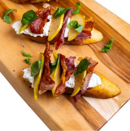 WoodForChef Extra Long Birch Wood Charcuterie Board, 88.9 × 21.59 × 2 cm (35 × 8.5 × 0.75 in), Rustic Wooden Cheese & Serving Platter with Integrated Handles for Appetizers, Parties, Weddings, Kitchen Dining & Entertaining