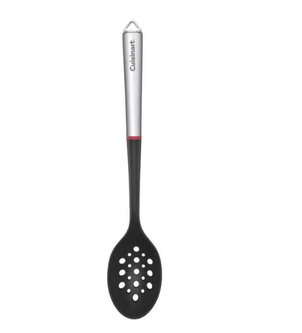 Cuisinart FusionPro 7-Piece Kitchen Utensil Set, Stainless Steel Handles & Nylon Heads, Cooking Tool Set with Spatulas, Serving Spoons, Pasta Server, 30.48 cm (12 in) Tongs & Whisk, Dishwasher Safe Kitchen Accessories for Home Cooking