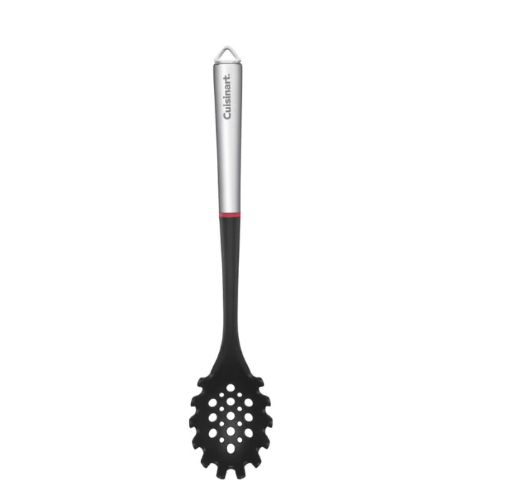 Cuisinart FusionPro 7-Piece Kitchen Utensil Set, Stainless Steel Handles & Nylon Heads, Cooking Tool Set with Spatulas, Serving Spoons, Pasta Server, 30.48 cm (12 in) Tongs & Whisk, Dishwasher Safe Kitchen Accessories for Home Cooking