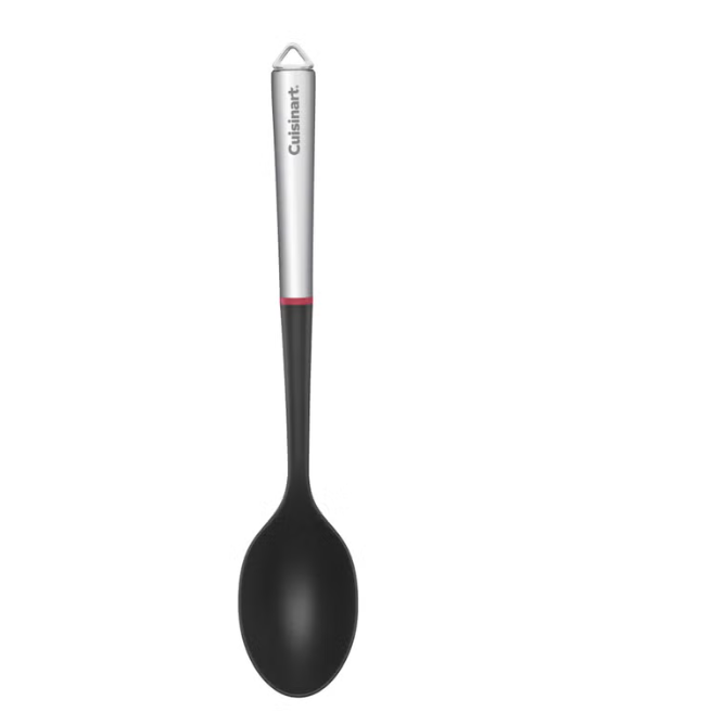 Cuisinart FusionPro 7-Piece Kitchen Utensil Set, Stainless Steel Handles & Nylon Heads, Cooking Tool Set with Spatulas, Serving Spoons, Pasta Server, 30.48 cm (12 in) Tongs & Whisk, Dishwasher Safe Kitchen Accessories for Home Cooking