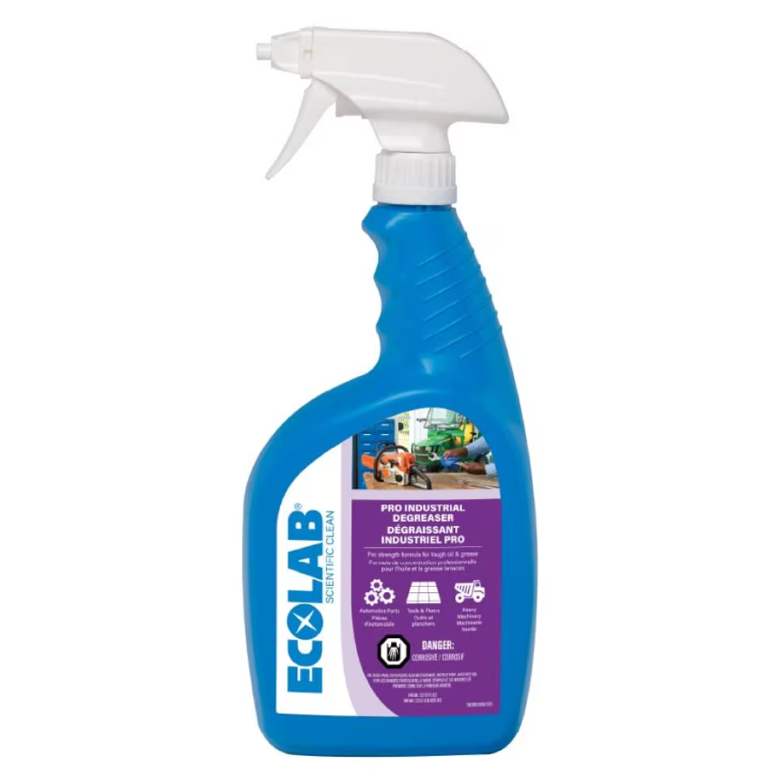 ECOLAB Pro Industrial Degreaser Professional Strength Spray, 946 mL