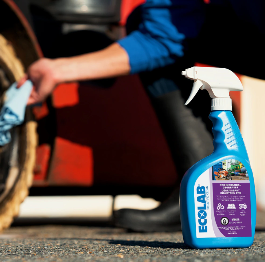 (2 Pack) ECOLAB Pro Industrial Degreaser Professional Strength Spray, 946 mL
