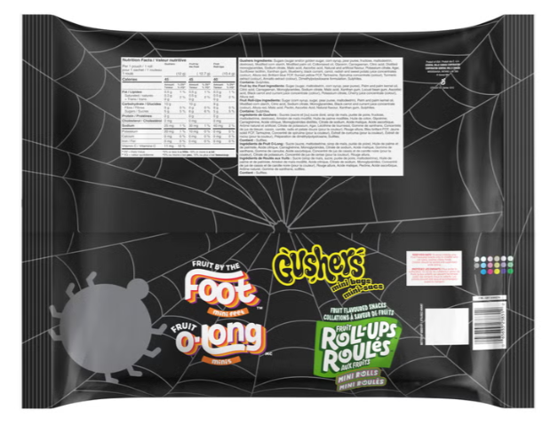 Halloween Candy Variety Pack, 100 Mini Pouches, 1.19 kg