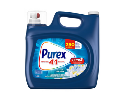 Purex After The Rain Ultra Concentrated Liquid Laundry Detergent, 7.5 L, Up to 250 Loads