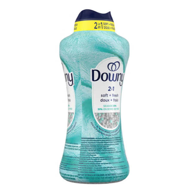 Downy 2-in-1 Soft + Fresh Fabric Softener Beads, Seaside Spa, 910 g