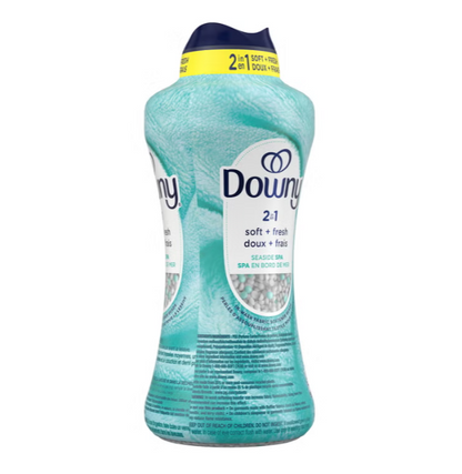 Downy 2-in-1 Soft + Fresh Fabric Softener Beads, Seaside Spa, 910 g