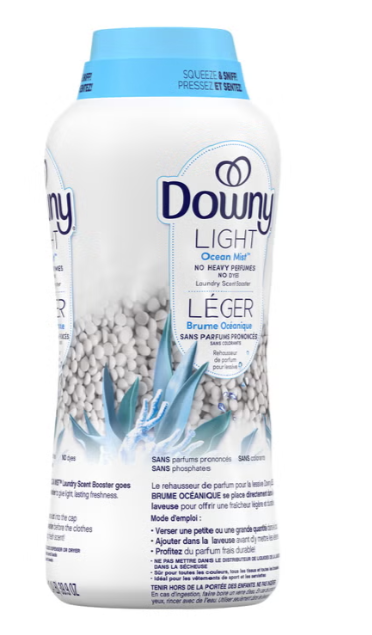 Downy Unstopables Ocean Mist In-Wash Scent Booster Beads, 1.13 kg