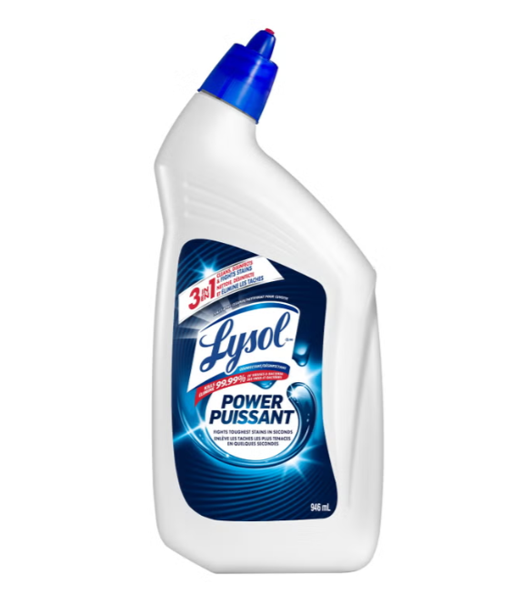 (4 Pack) Lysol Advanced Toilet Bowl Cleaner, Fresh Scent, 4 × 946 mL