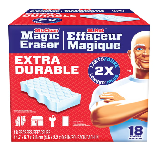 Mr. Clean Magic Eraser Extra Durable Cleaning Pads, 18 Count