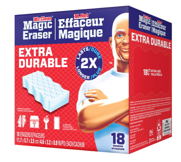 Mr. Clean Magic Eraser Extra Durable Cleaning Pads, 18 Count