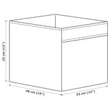 (4 PACK) IKEA DRÖNA Box, 33x38x33 cm (13x15x13 ") BLUE