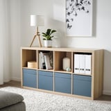 (4 PACK) IKEA DRÖNA Box, 33x38x33 cm (13x15x13 ") BLUE