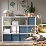 (4 PACK) IKEA DRÖNA Box, 33x38x33 cm (13x15x13 ") BLUE