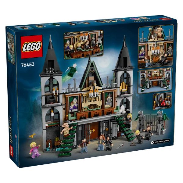 LEGO Harry Potter Malfoy Manor Toy Building Set With 9 Minifigures