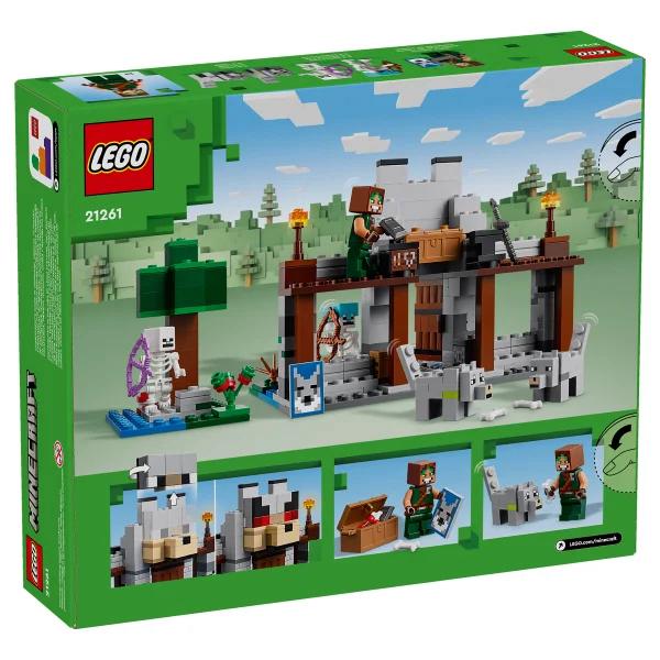 LEGO Minecraft The Wolf Stronghold Fortress Playset Video Game Toy