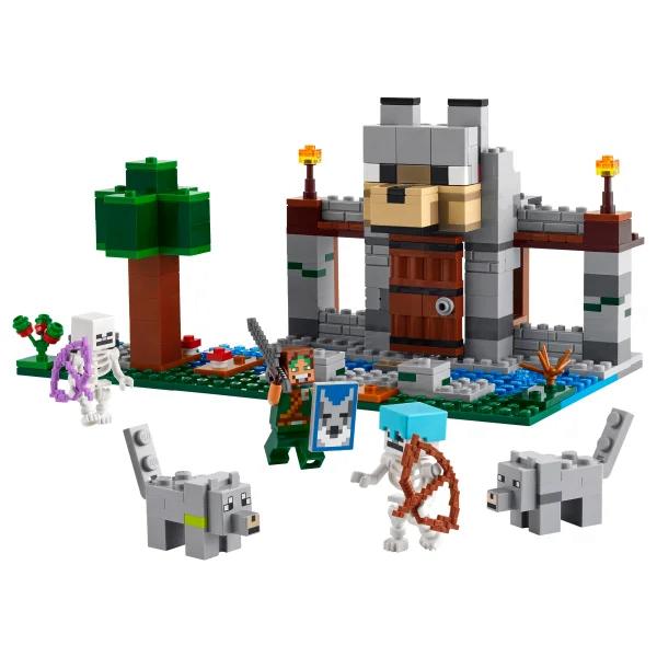 LEGO Minecraft The Wolf Stronghold Fortress Playset Video Game Toy