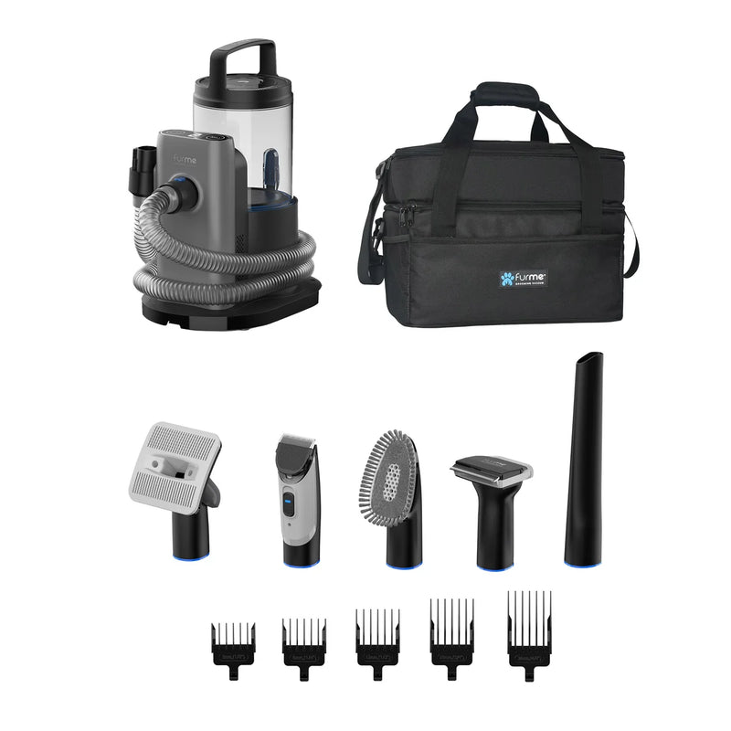 furMe Professional Plus Pet Grooming Vacuum Kit with Carrying Case   