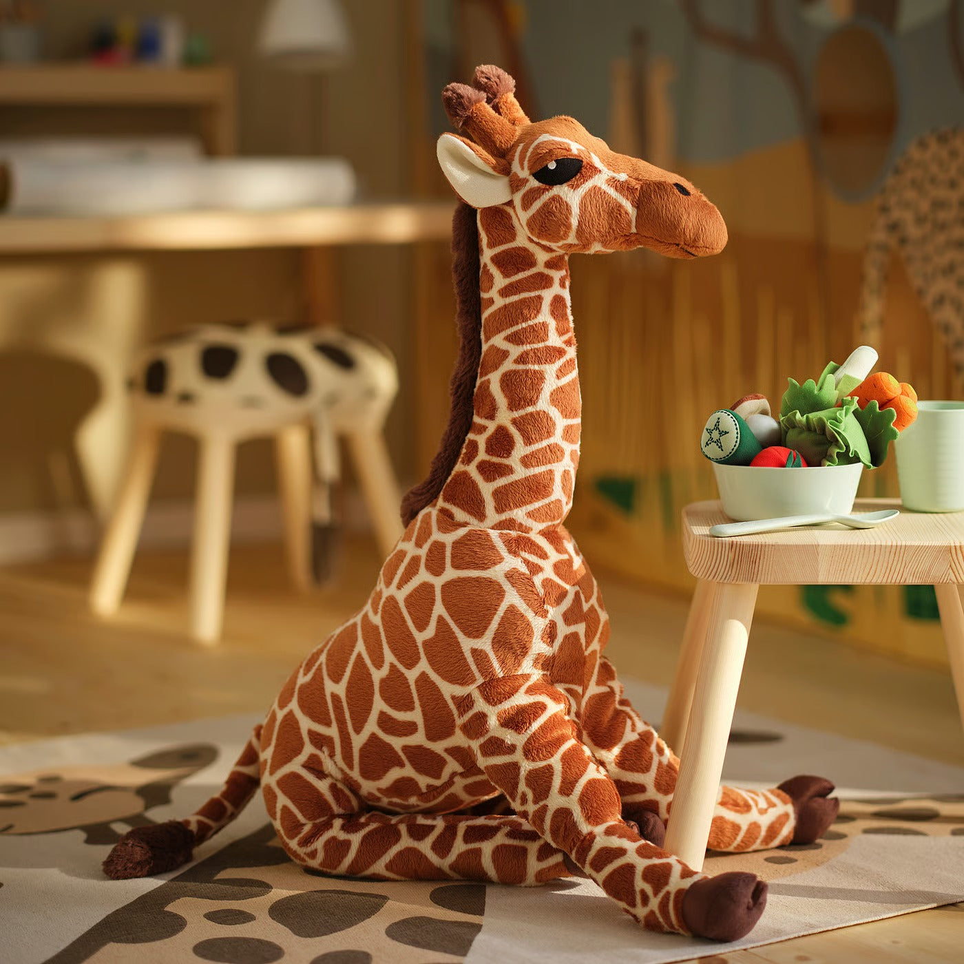 IKEA SANDLÖPARE Soft toy, giraffe/brown, 70 cm (27 ½ ")