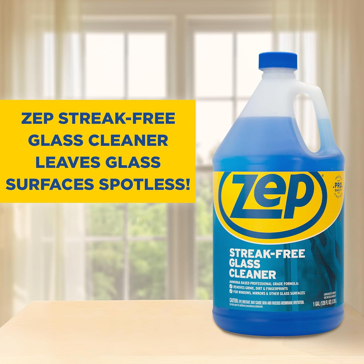 (2 Pack) Zep 3.78 L Glass Cleaner Refill