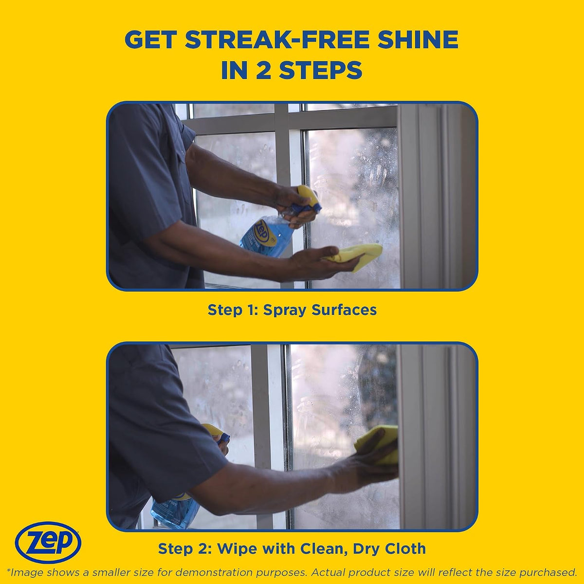 (2 Pack) Zep 3.78 L Glass Cleaner Refill