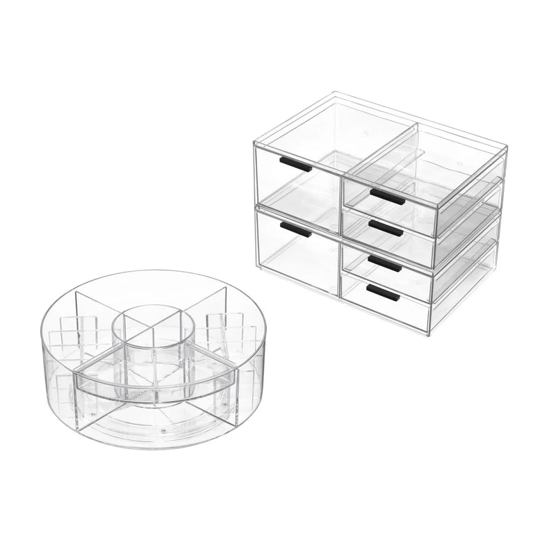 iDesign Cosmetic Organizer Set, 3-piece