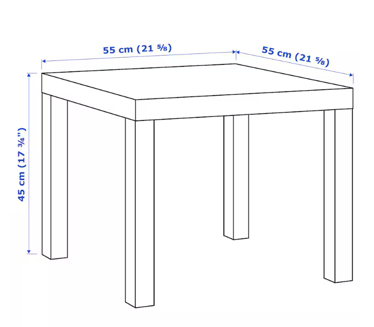 IKEA Lack - Small Coffee Table, Side Table White