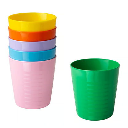 (36-Piece) IKEA KALAS Kids Dinnerware & Cutlery Set – Mixed Colors - Seasonal Edition