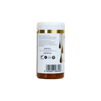 PURITI New Zealand Mānuka Honey UMF 18+ MGO 700+, 500 g (17.64 oz), Premium Raw Monofloral Honey, Unpasteurized, Dark Amber Creamed Honey, Natural Sweetener for Tea
