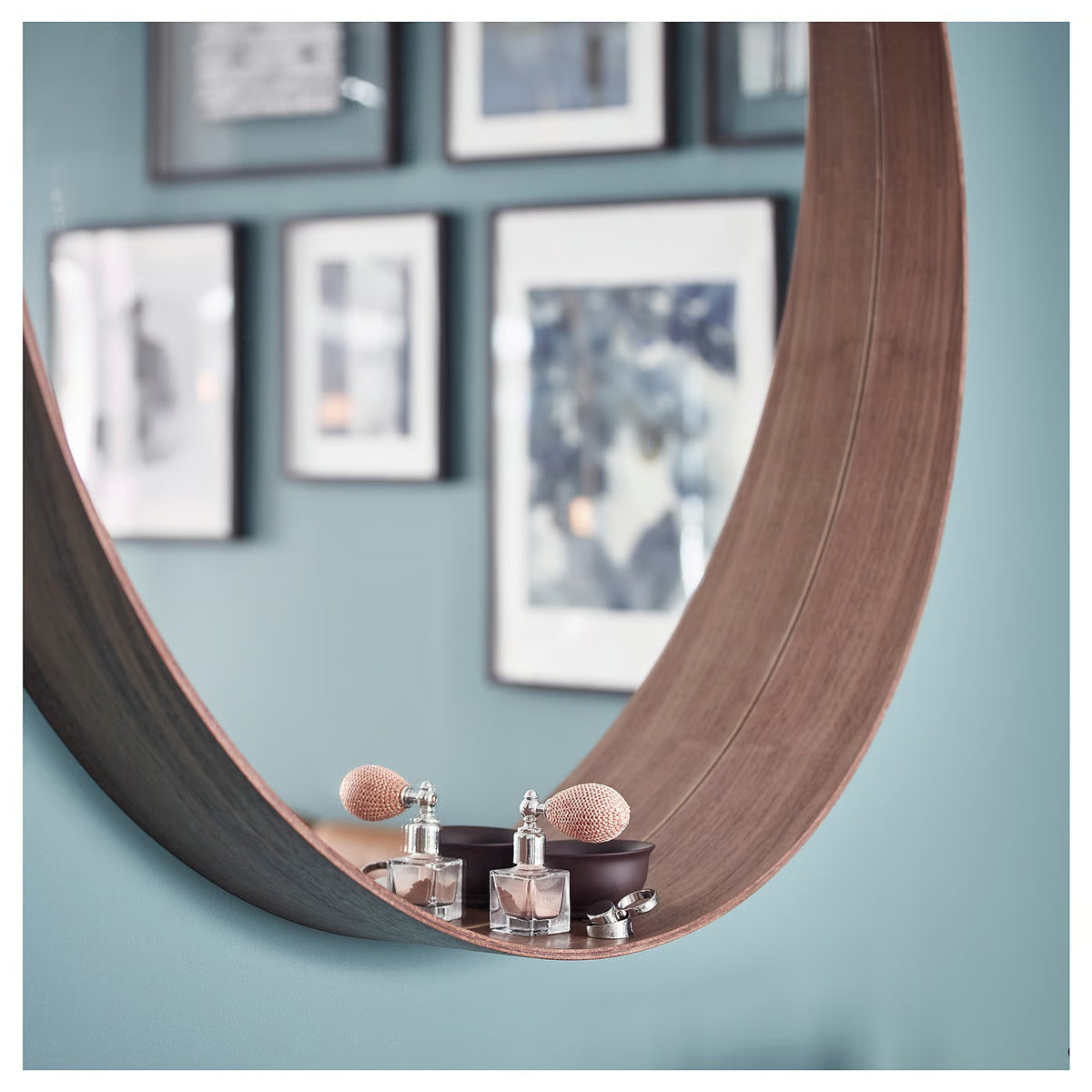 IKEA STOCKHOLM Mirror, walnut veneer, 60 cm (23 5/8 ")