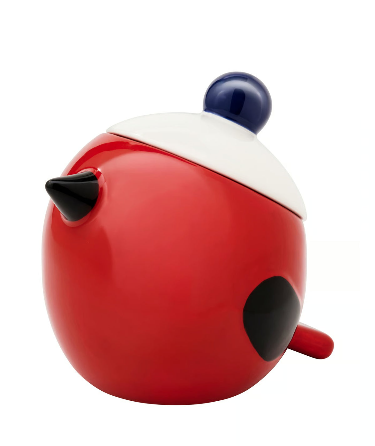 IKEA VINTERFINT Bird-Shaped Bowl with Lid, Red Christmas Decorative Storage Container, Festive Ceramic Candy & Treat Bowl, Cute Holiday Tabletop Decoration for Kitchen, Dining Table & Home Décor