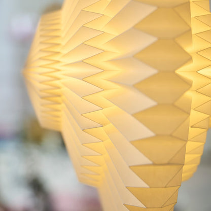 IKEA STRÅLA White Pleated Paper Star Lamp Shade, 55 cm (22 in), Decorative Snowflake Hanging Shade for Christmas, Holiday Window Displays, Bedroom, Living Room & Festive Home Décor (Light Source & Cord Not Included)