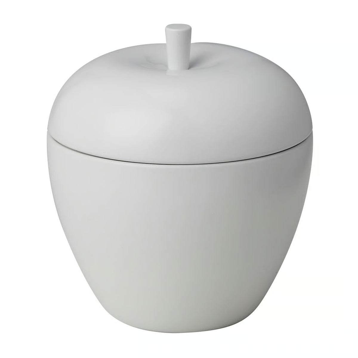 IKEA VINTERFINT Apple-Shaped Vanilla Scented Candle with Lid, White, 24-Hour Burning Time, 8 cm (3 ¼ ") Diameter, Decorative Candle in Reusable Container for Christmas, Holiday Home Décor, Dining Tables & Gifts