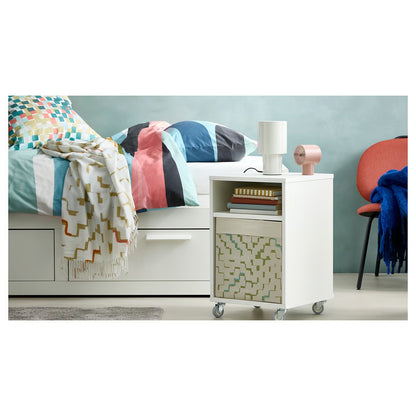 IKEA SPETSBOJ Dimmable Table Lamp, White, 22 cm