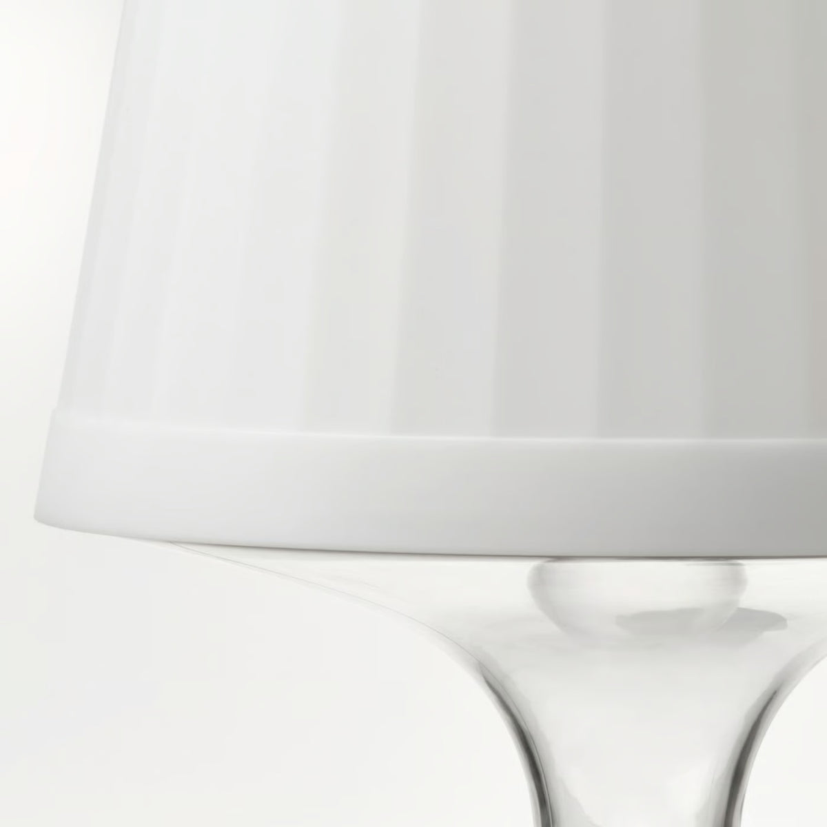 IKEA LAMPAN Portable LED Table Lamp, White, 24 cm (9 ½ "), Battery Operated, Adjustable Colour & Dimmable Light, Cordless Indoor & Outdoor Bedside Lamp for Bedroom, Patio, Balcony & Home Décor (Batteries Not Included)